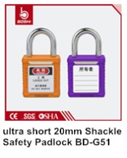 cadenas de sécurité de dispositif d'accrochage de 4mm DiaThin pour industriel