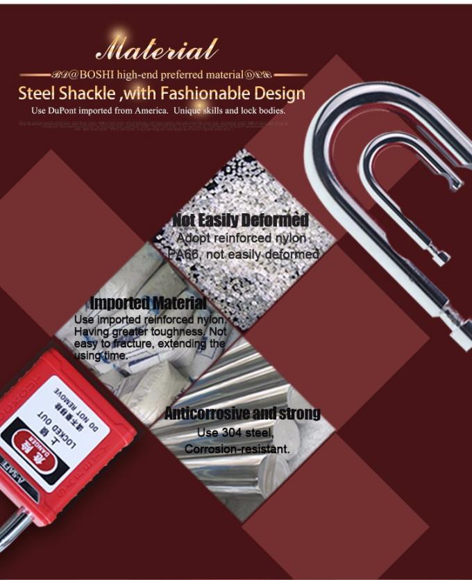 serrures de protection en gros de 20mm Mini Short Steel Shackle Safety avec la clé machine