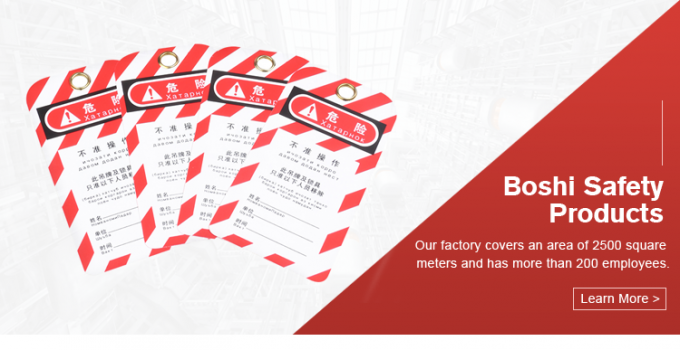 Étiquettes d'échafaudage d'inspection de sécurité de la longueur 212mm d'usine de BOSHI Chine
