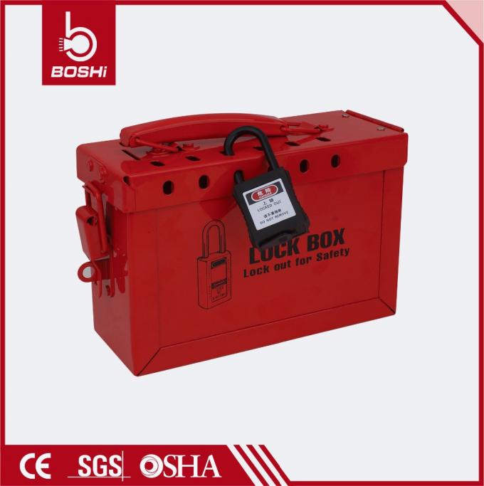 Boîte portative de kit de lock-out de groupe de capacité élevée de la sécurité BD-X01