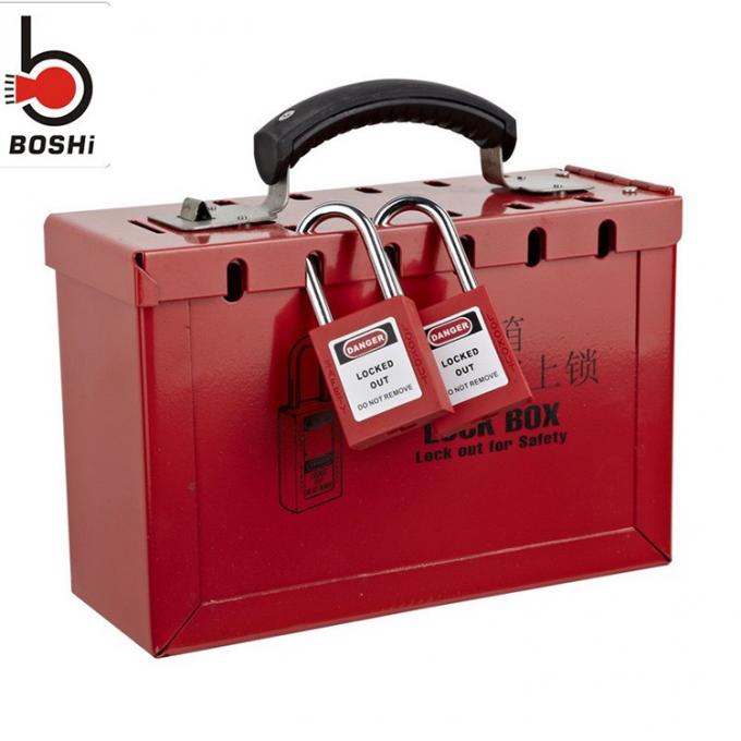 Boîte portative de kit de lock-out de groupe de capacité élevée de la sécurité BD-X01